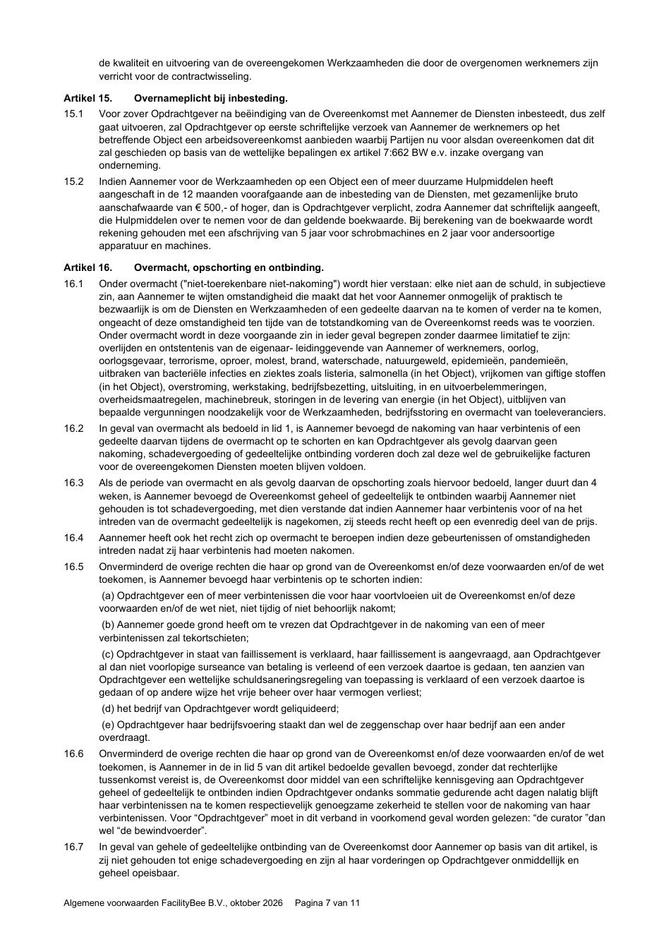 Algemene voorwaarden — pagina 7