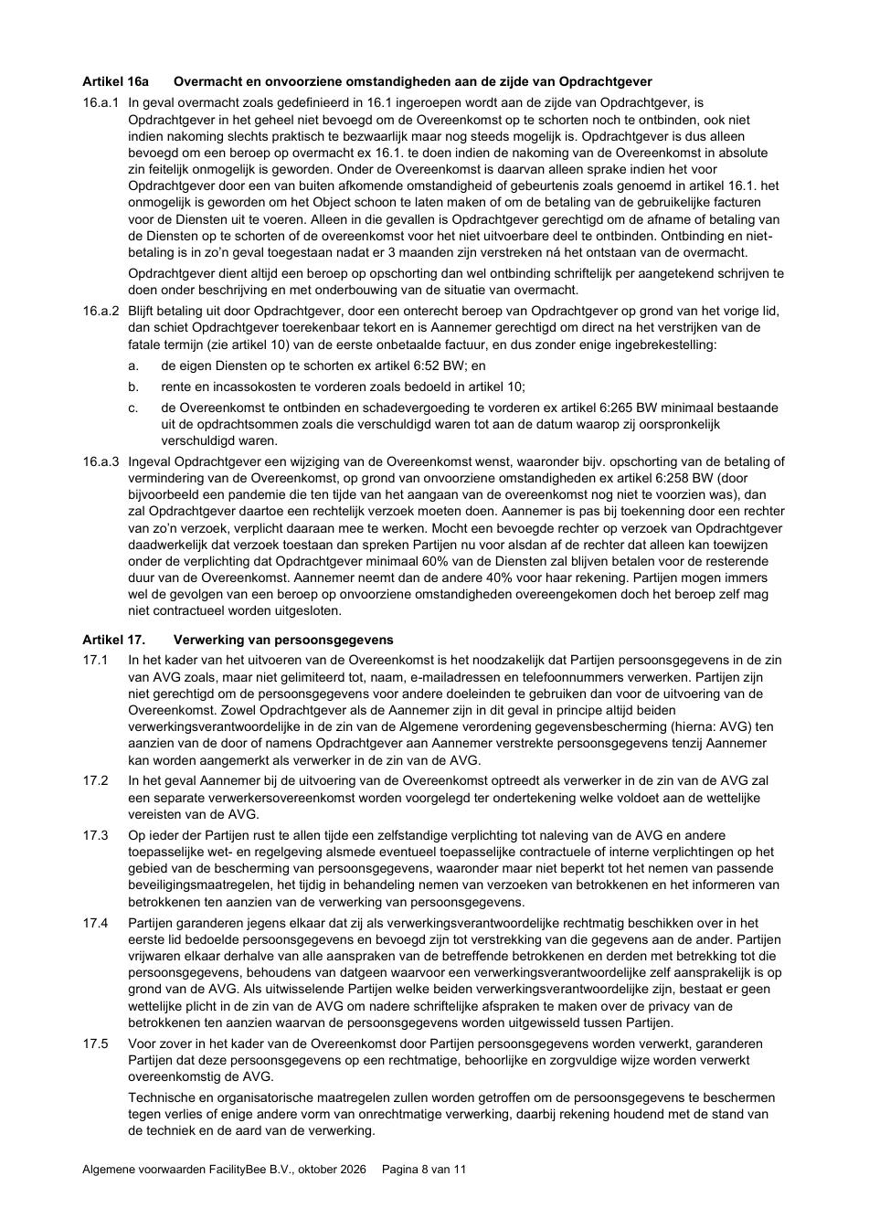 Algemene voorwaarden — pagina 8