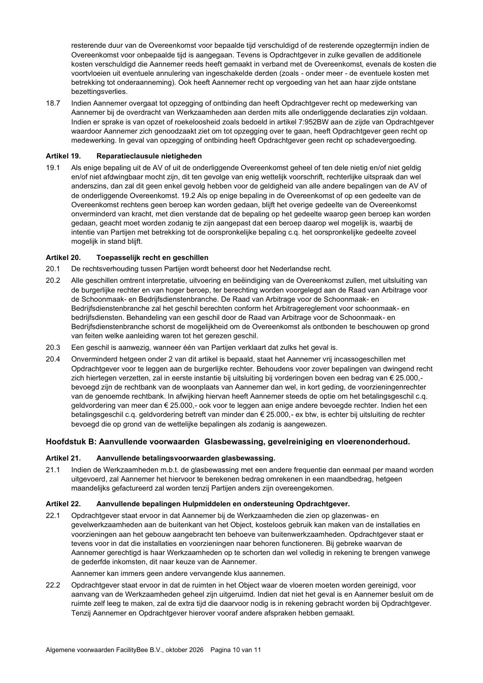 Algemene voorwaarden — pagina 10